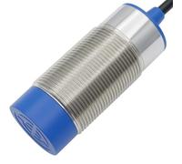 Lumonic Interruptor de proximidad | M30 ?30mm | 6…36V DC | Contacto NA, PNP, IP67 | Alcance de detección < 10 mm | Detector de proximidad de latón niquelado | Final de carrera con extremo de cable