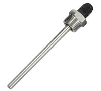 Lumonic Manguito de inmersión V2A de acero inoxidable de 1/2 pulgadas, longitud de montaje de 200 mm, ajuste perfecto para sensores de temperatura de 6 mm, para almacenamiento en búfer, calefacción