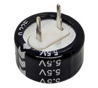 Lumonic Supercap 0,22F 5.5V C-Type | EDLC de aplicación directa, alta capacidad | monobloque de 5,5V - no es necesario equilibrar | protección contra parpadeos, respaldo, Arduino, PLC, calefacción