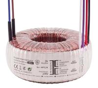 Lumonic transformador toroidal 100VA 2x12V para sistemas de audio, industriales, halógenos y carriles - tensión de entrada 230V - tensión secundaria 24V - modelo RSO-826026