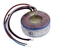 Lumonic transformador toroidal 100VA 2x6V para sistemas de audio, industriales, halógenos y carriles - tensión de entrada 230V - tensión secundaria 12V - modelo RSO-826024
