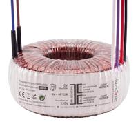 Lumonic transformador toroidal 200VA 2x6V para sistemas de audio, industriales, halógenos y carriles - tensión de entrada 230V - tensión secundaria 12V - modelo RSO-826036