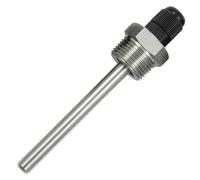 Lumonic V2A - Manguito de inmersión (acero inoxidable, 1/2", longitud de montaje de 100 mm, ajuste perfecto para sensores de temperatura de 6 mm, para almacenamiento de búfer, calefacción, solar y