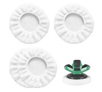 LUMOOM 4 almohadillas de pulido de lana de cordero, para pulidoras de 220 mm a 250 mm, compatibles con máquinas pulidoras Einhell inalámbricas, para el cuidado de la pintura del coche, pulidora de
