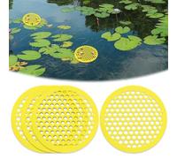 LUMOOM 4 unidades de islas flotantes de abejas, bebedero de abejas, 20 cm, estación de alimentación de abejas, estación de agua de abeja, vaso para piscina de abejas para baño de abejas de jardín