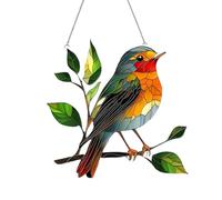 LUMOOM Decoración Colgante para Ventanas, Atrapasol Pájaro Colorido, Colibrí Cazador De Sol, Ideal para Ventanas, Decoración De Pared, Cortina para Ventanas, Puertas, Decoración para Hogar, Estudio