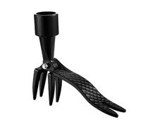 LUMOOM Herramienta de extracción de malas hierbas con 4 garras, herramienta extraíble para eliminar malas hierbas, herramienta de extracción de raíces de hierba para jardín