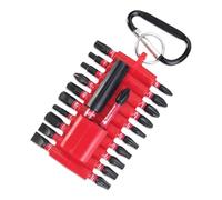 LUMOOM Juego de 22 puntas profesionales resistentes a los impactos de acero S2, para destornillador inalámbrico y taladro, incluye soporte, clip de metal para cinturón