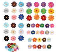 LUMOOM Parches Termoadhesivos De Flores, Parches Termoadhesivos, Parches De Margaritas como DecoracióN Termoadhesiva, Parches DIY De 2 TamañOs, para Textiles: Ropa, Vaqueros, Bolsos