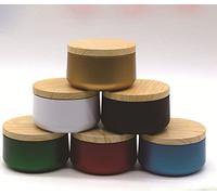 LUMoony 10 latas de aluminio de metal vacías, latas de vela de estaño, lata de metal, suministros de fabricación de velas, latas de vela reutilizables para velas, manualidades, joyas, cosméticos