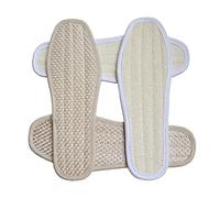 LUMoony 2 pares de plantillas de zapatos transpirables para hombres y mujeres, plantillas de plantilla para luofah, plantillas transpirables y delgadas descalzas, de longitud completa, inserto de zapatos para desodorante para lufah