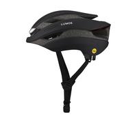Lumos Ultra Casco Inteligene | Casco de Bicicleta | Luces LED Delanteras y traseras | Intermitentes | Luces de Freno | Conexión Bluetooth | Adulto: Hombre, Mujer (Charcoal Black, Talla: S)