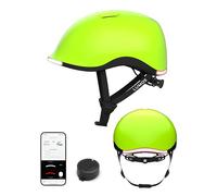 Lumos Nyxel - Casco Inteligente para Bicicleta, Luces LED Delanteras y traseras Personalizables con Intermitentes, Visibilidad de 360°, Control por aplicación, cómodo y Ligero, Casco Urbano para