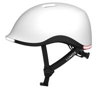 Lumos Nyxel MIPS Quin Casco de Bicicleta Inteligente, Adultos Unisex, Blanco, Medium