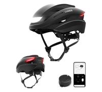 Lumos Ultra Casco Inteligene | Casco de Bicicleta | Luces LED Delanteras y traseras | Intermitentes | Luces de Freno | Conexión Bluetooth | Adulto: Hombre, Mujer (Charcoal Black, Talla: M-L)