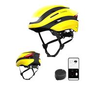 Lumos Ultra Cascos, Hombres, Impermeable Amarillo con MIPS, XL (61-65cm)