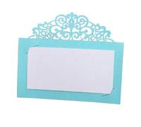 LuMOUzhou invitación invitación boda Tarjetas De Invitación Boda De Encaje De Flores Vintage Con Sobres Multicolor 50 O 100 Piezas(Blu,50Pcs)