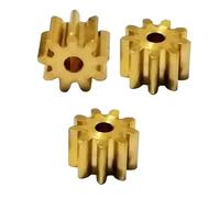 LuMOUzhou Piezas de reemplazo de automóviles para Engranajes 3 piñones de Cobre de 7 Dientes, diámetro Interior de 0,95 mm, Eje de 1 mm y 2,6 mm de diámetro, for Bricolaje.