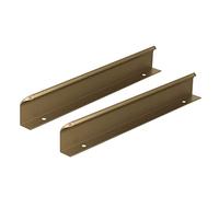 LuMOUzhou Puerta de puerta oculta. Recessed And Pocket Invisible Pull Handles Pack Of 2 For Cabinets Drawers Multiple Sizes(Length 250mm)