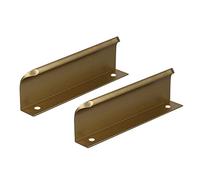 LuMOUzhou Puerta de puerta oculta. Recessed And Pocket Invisible Pull Handles Pack Of 2 For Cabinets Drawers Multiple Sizes(Length 500mm)