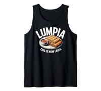 Lumpia Cómo Rollo Divertido Filipino Filipina Cocinero Camiseta sin Mangas