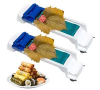 Lumpia Maker - Roller Machine for Easy Spring Rolls, Egg Rolls, Grape Leaves & Sushi, Multi-Functional Lumpia Roller Machine for Quick Meal Prep, Parties & Beginner-Friendly (2pcs)