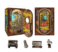 LUMYCE DIY Book Nook Kit: Casas en Miniatura para Montar con Muebles - Maquetas Adultos Decoración Creativa para Estanterías y Luces LED