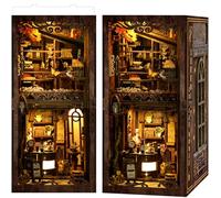 LUMYCE DIY Book Nook Kit: Casas en Miniatura para Montar con Muebles - Maquetas Adultos Decoración Creativa para Estanterías y Luces LED