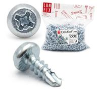 Lun Fix Tornillos de conexión de perfil 3,5 x 11 mm, 1000 uds.