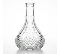 Luna 29 cm cuenco de repuesto de cristal para shisha | Cuenco de repuesto roscado para pipa de agua | Transparente | Diámetro exterior 56 mm, diámetro interior 44 mm | No apto para encajar a presión