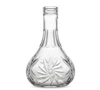 Luna 29 cm cuenco de repuesto de cristal para shisha | Cuenco de repuesto roscado para pipa de agua | Transparente | Diámetro exterior 56 mm, diámetro interior 44 mm | No apto para encajar a presión