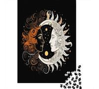 Luna and Domingo Puzzle Adulto 1000 Piezas Sostenible Rompecabezas De Madera Juegos Desafiantes EduGatosivos Rompecabezas Imposible Decoración del Cerdoar 1000pcs (75x50cm)