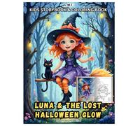 Luna and the Lost Halloween Glow | 2 in 1 Kids Storybook & Coloring Book