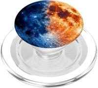 Luna Astronomía Espacial Cita Cósmica Galaxia Universo Lunar PopSockets PopGrip para MagSafe