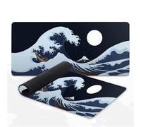 Luna Blanca Alfombrilla de Ratón XXL,Grand Mouse Pad Gaming 700x400x3mm,Mejora La Precisión y La Velocidad Alfombrilla Escritorio Antideslizante,Alfombrilla ratón Gaming para Ratón,Teclado