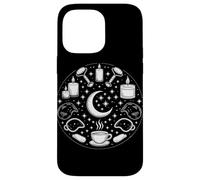 Luna Creciente Brocha Maquilladora Esteticista MUA Carcasa para iPhone 14 Pro Max