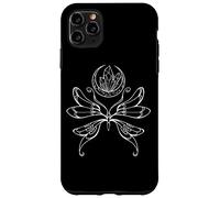 Luna Creciente de Mariposa con Cristales de Bruja Carcasa para iPhone 11 Pro MAX