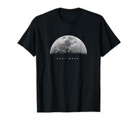 Luna Creciente Media Parte Luna Luna más Oscura Luna Cósmica Y Camiseta
