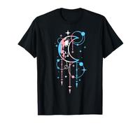 Luna Creciente Orgullo Transgénero Celestial Camiseta