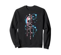 Luna Creciente Orgullo Transgénero Celestial Sudadera