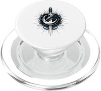 Luna Creciente Tatuador Tinta Cuchillas PopSockets PopGrip para MagSafe