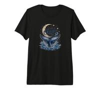 Luna de Ballenas Salvaje y sin océano, Costa y náutica Camiseta Premium