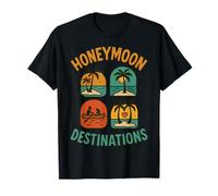Luna de miel tropical - Destino de viaje romántico Camiseta
