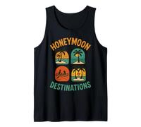 Luna de miel tropical - Destino de viaje romántico Camiseta sin Mangas