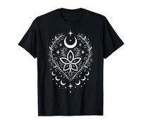 Luna de Plantas Magia Botánica con Fases Lunares Camiseta