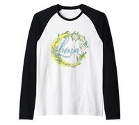 Luna - La dulzura de la luna y el encanto de la naturaleza Camiseta Manga Raglan