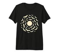 Luna Llena en Remolino de Murciél Camiseta Premium