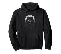 Luna Llena Encadenado Hombre Lobo Oscuro Bestia de Horror Sudadera con Capucha