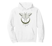 Luna Luna Luna Creciente Moth Goblin Core Sudadera con Capucha