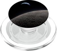 Luna Luna Luna sobre Superficie Lunar Astronomía Espacio Vista PopSockets PopGrip para MagSafe